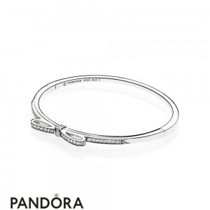 Pandora Bracelets Bangle Sparkling Bow Jewelry