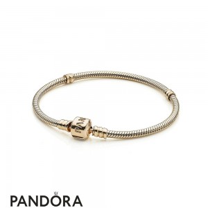 Pandora Bracelets Classic Moments Gold Clasp Bracelet Jewelry