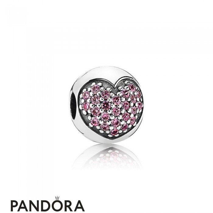 Pandora Clips Charms Love Of My Life Clip Fancy Pink Cz Jewelry
