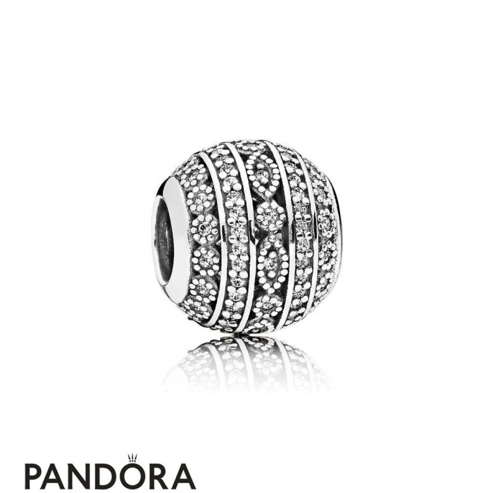 Pandora Contemporary Charms Glittering Shapes Charm Clear Cz Jewelry