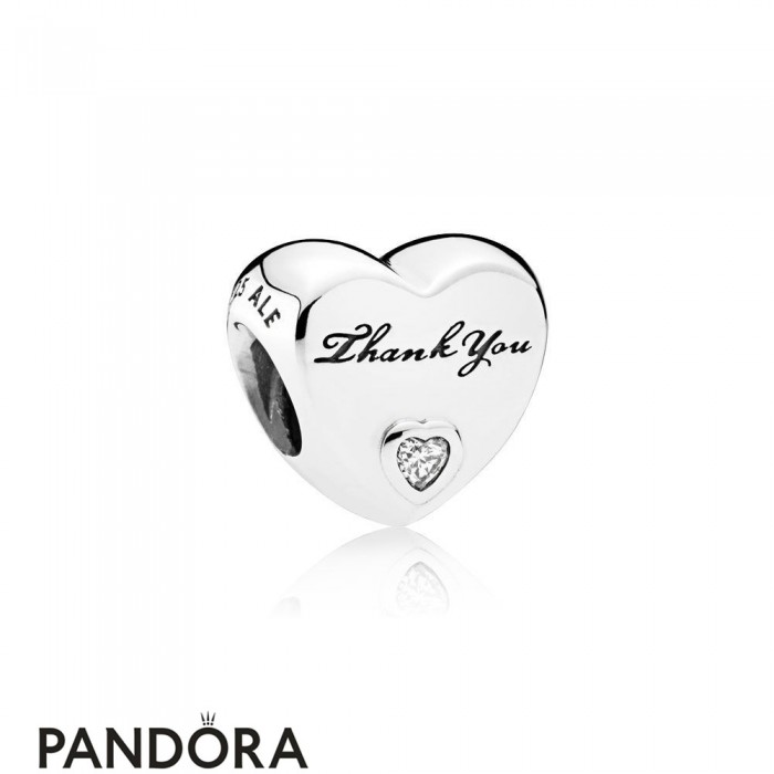 Pandora Family Charms Thank You Clear Cz Jewelry