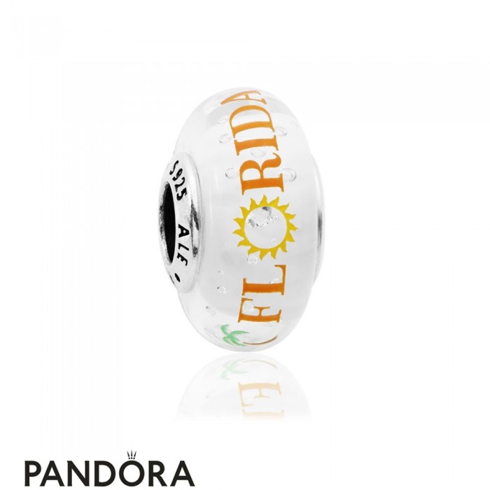 Pandora Florida Sun Murano Charm Mixed Enamel Jewelry Jewelry