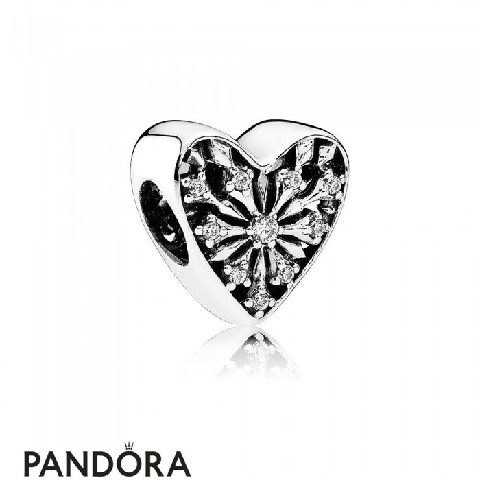 Pandora Holidays Charms Christmas Heart Of Winter Charm Clear Cz Jewelry