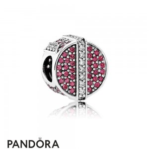 Pandora Holidays Charms Christmas Shimmering Gift Charm Red Clear Cz Jewelry