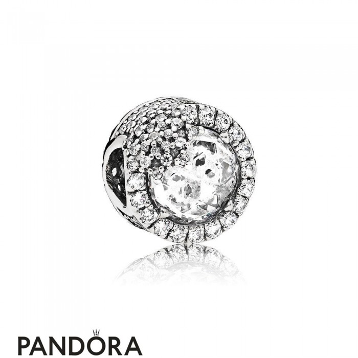 Pandora Nature Charms Dazzling Snowflake Charm Clear Cz Jewelry