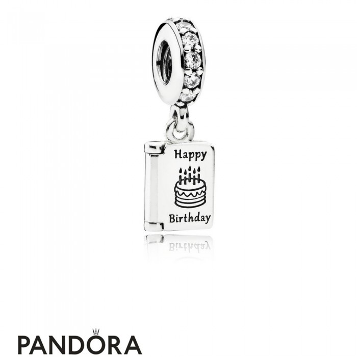 Pandora Pendant Charms Birthday Wishes Pendant Charm Clear Cz Jewelry