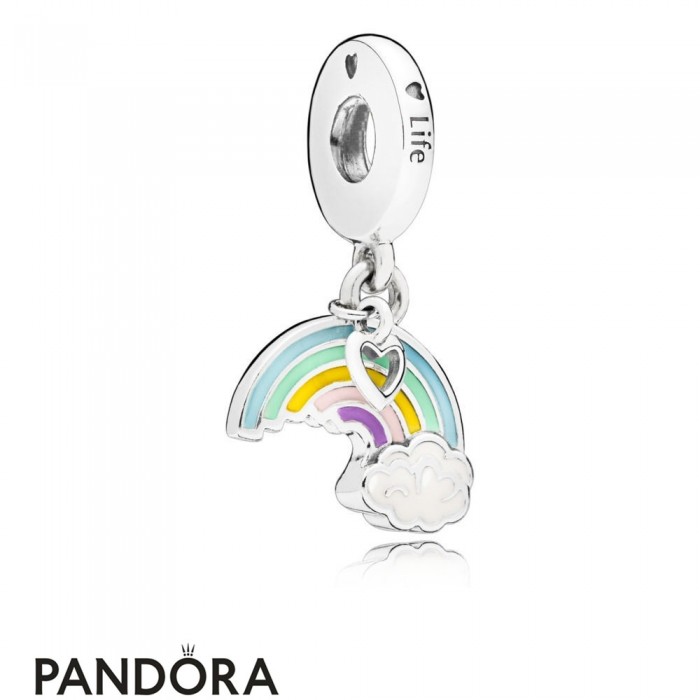 Women's Jewelry Pandora Rainbow Of Love Hanging Charm Jewelry