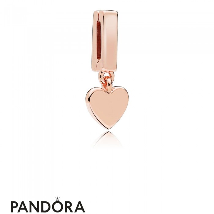 Pandora Rose Reflexions Floating Heart Clip Charm Jewelry