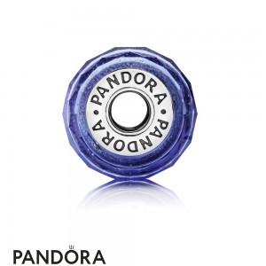 Pandora Touch Of Color Charms Blue Fascinating Iridescence Charm Murano Glass Jewelry