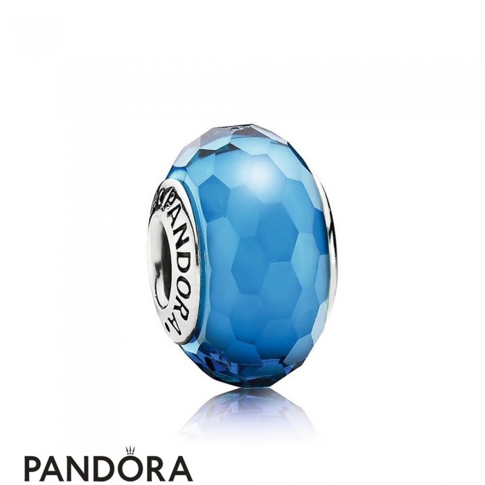 Pandora Touch Of Color Charms Fascinating Aqua Charm Murano Glass Jewelry