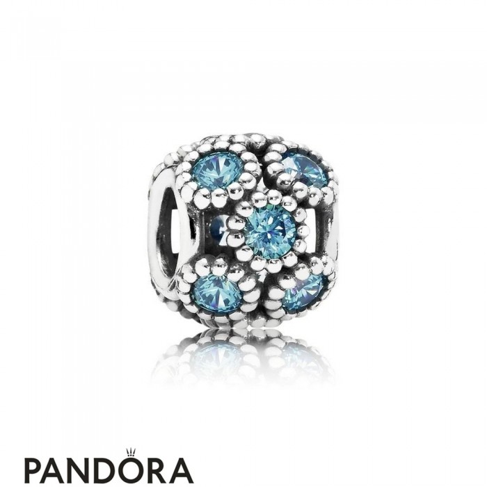 Pandora Touch Of Color Charms Studded Lights Charm Teal Cz Jewelry