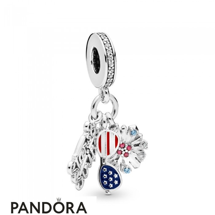 Women's Pandora American Icons Dangle Charm Jewelry
