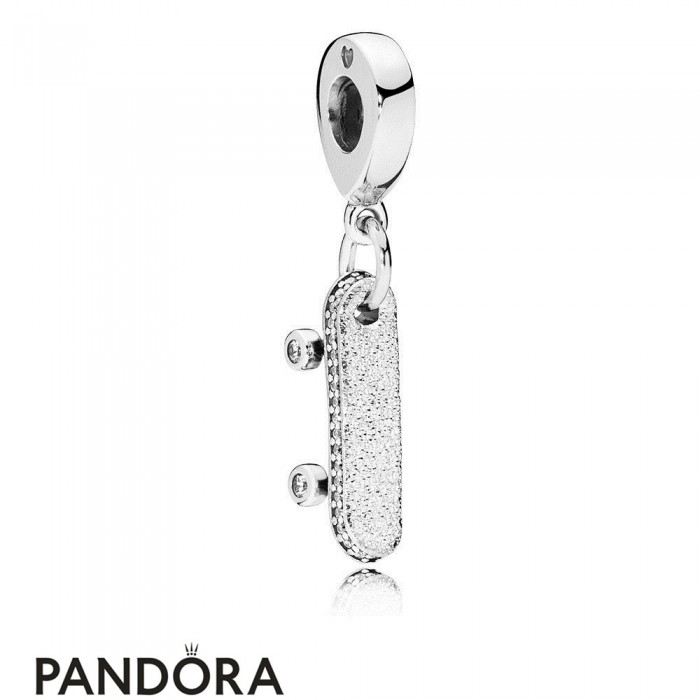 Women's Pandora Be Free Skateboard Dangle Charm Jewelry