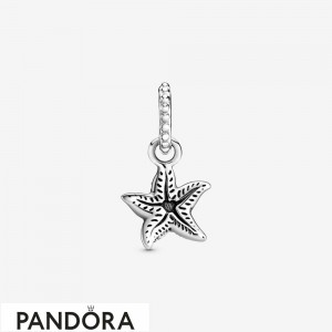 Women's Pandora Beaded Starfish Pendant Jewelry