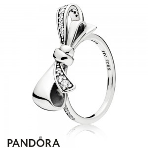Women's Pandora Brilliant Bow Ring Jewelry