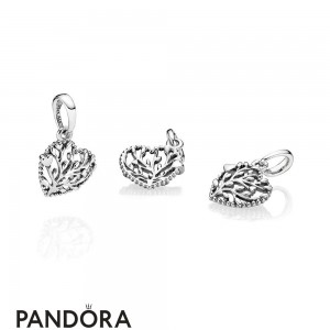 Women's Pandora Flourishing Hearts Dangle Charm Jewelry