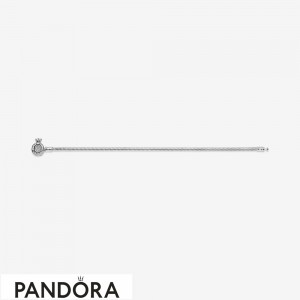 Pandora Moments Crown O & Snake Chain Bracelet Jewelry
