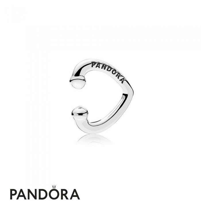 Women's Pandora Open Heart Ear Cuff Jewelry