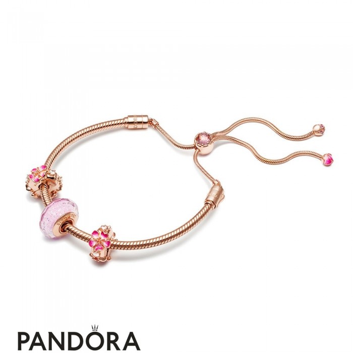 Women's Pandora Peach Raft Bracelet Jewelry