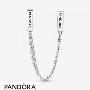 Pandora Reflexions Sparkling Safety Chain Clip Charm Jewelry