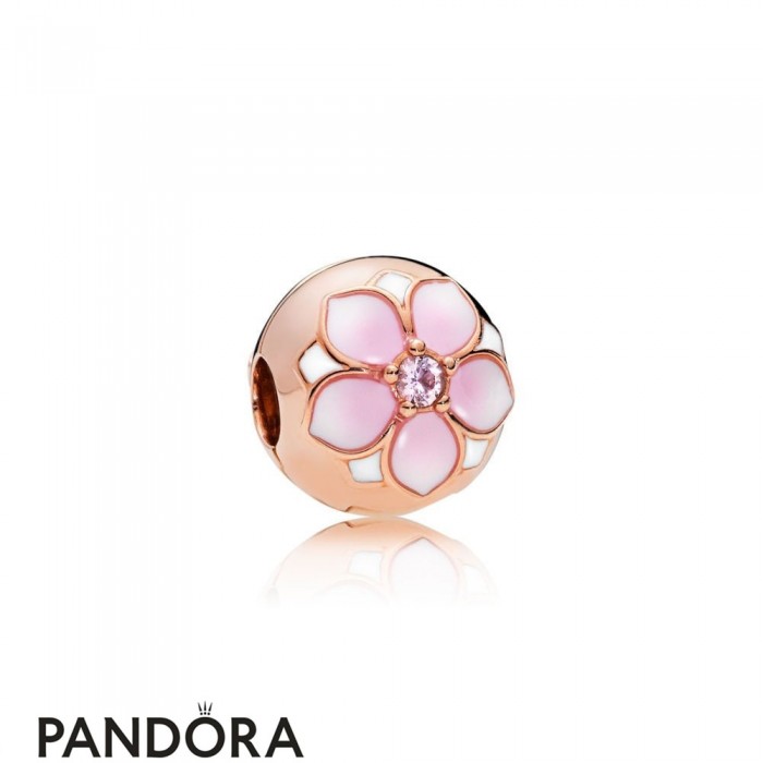 Pandora Jewelry Rose Magnolia Bloom Clip Jewelry
