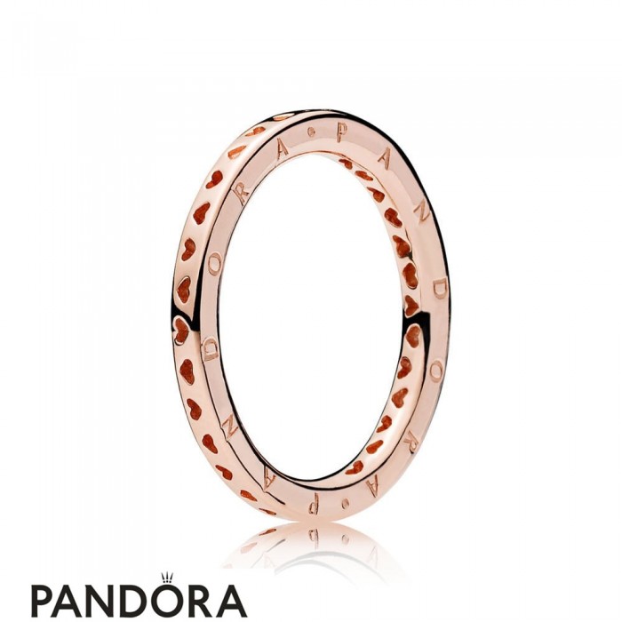 Pandora Rose Signature Hearts Of Pandora Ring Jewelry