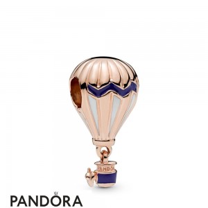 Pandora Rose Enamel Blue Blue Hot Air Balloon Charm Pandora Rose Jewelry