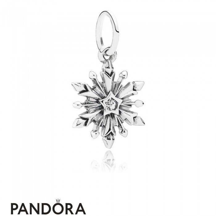 Pandora Disney Charms Frozen Snowflake Pendant Charm Clear Cz Jewelry