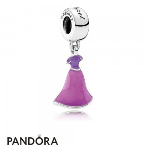 Pandora Disney Charms Rapunzel's Dress Pendant Charm Mixed Enamel Jewelry