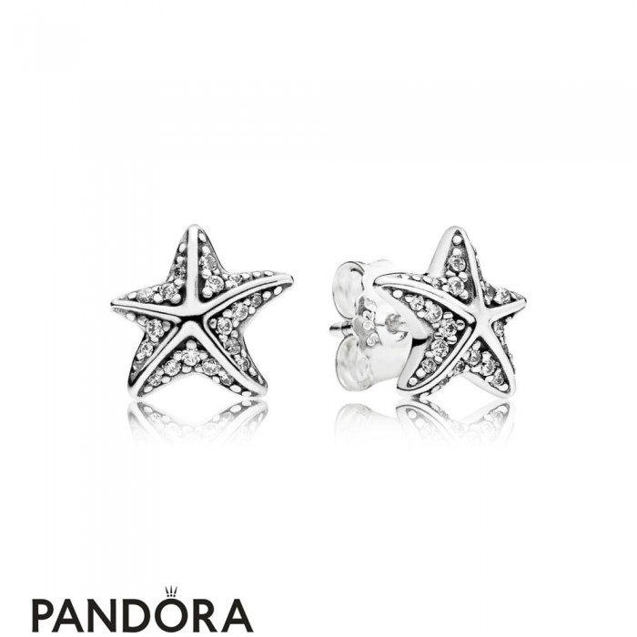 Pandora Earrings Tropical Starfish Stud Earrings Jewelry