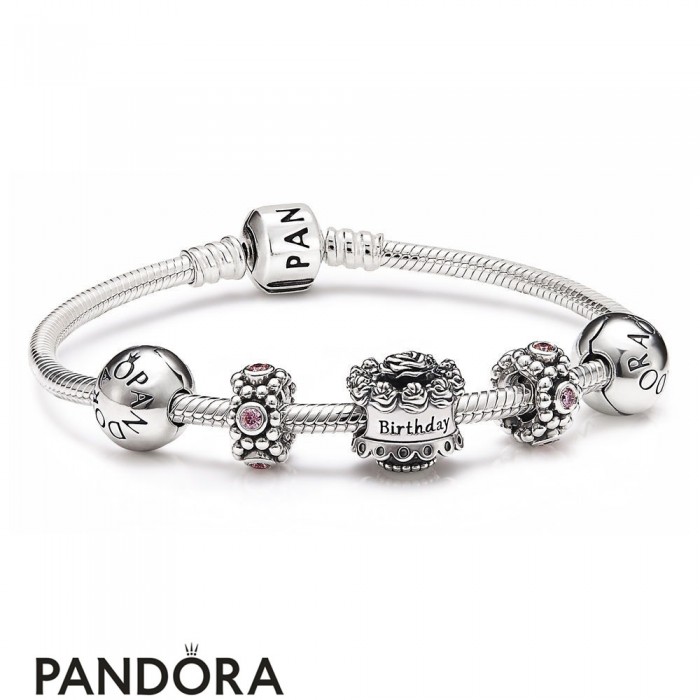 Women's Pandora Birthday Gift Set Jewelry