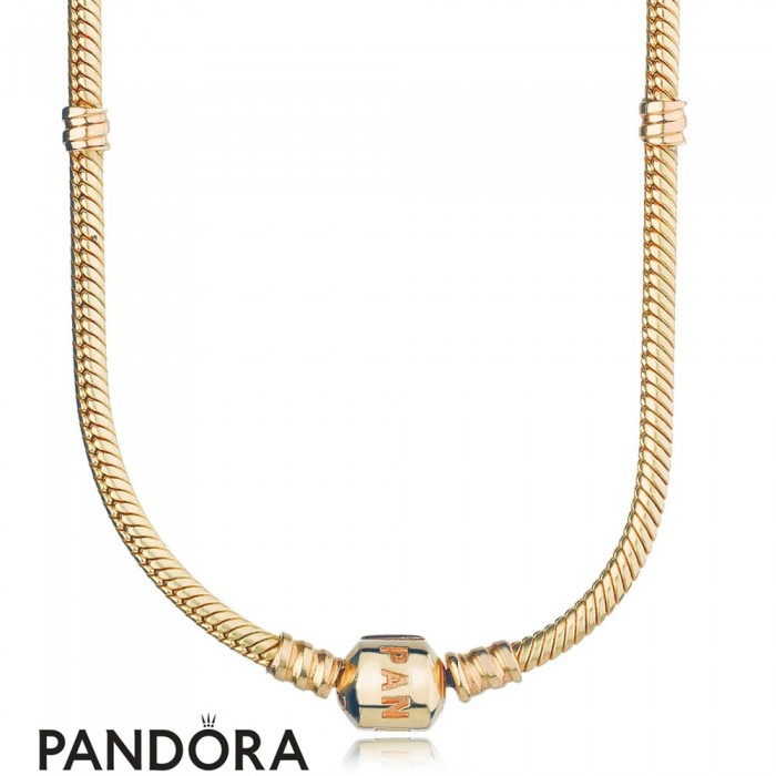 Pandora Chains 14K Gold Charm Necklace Jewelry