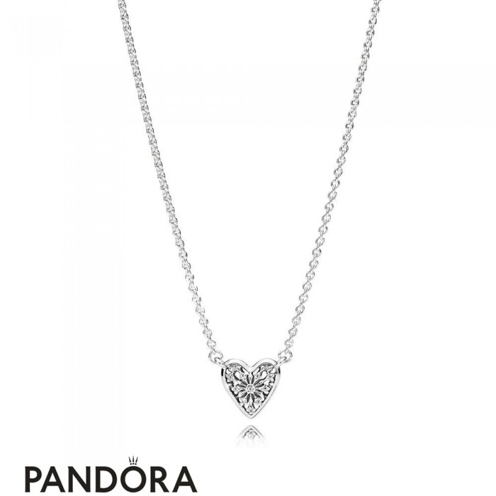 Pandora Chains With Pendant Heart Of Winter Necklace Big Discount Jewelry