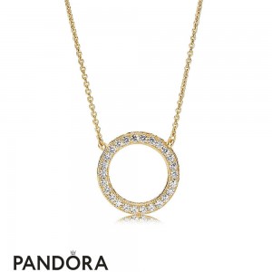 Pandora Shine Hearts Of Pandora Necklace Jewelry