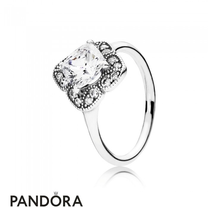 Pandora Rings Crystalized Floral Fancy Ring Jewelry