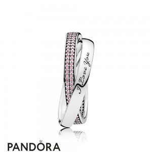 Pandora Rings Sweet Promise Ring Pink Cz Jewelry